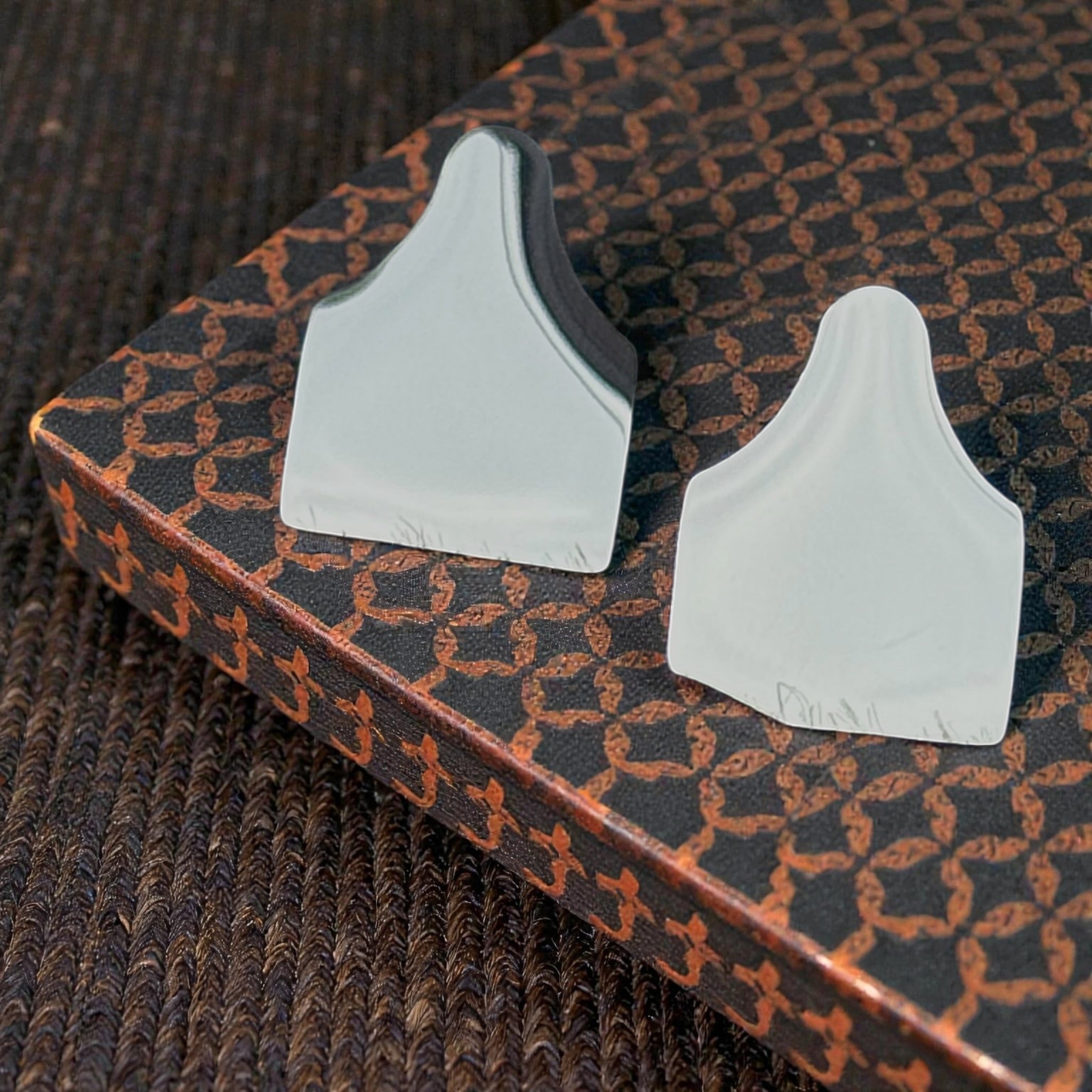 Cow Tag Earrings