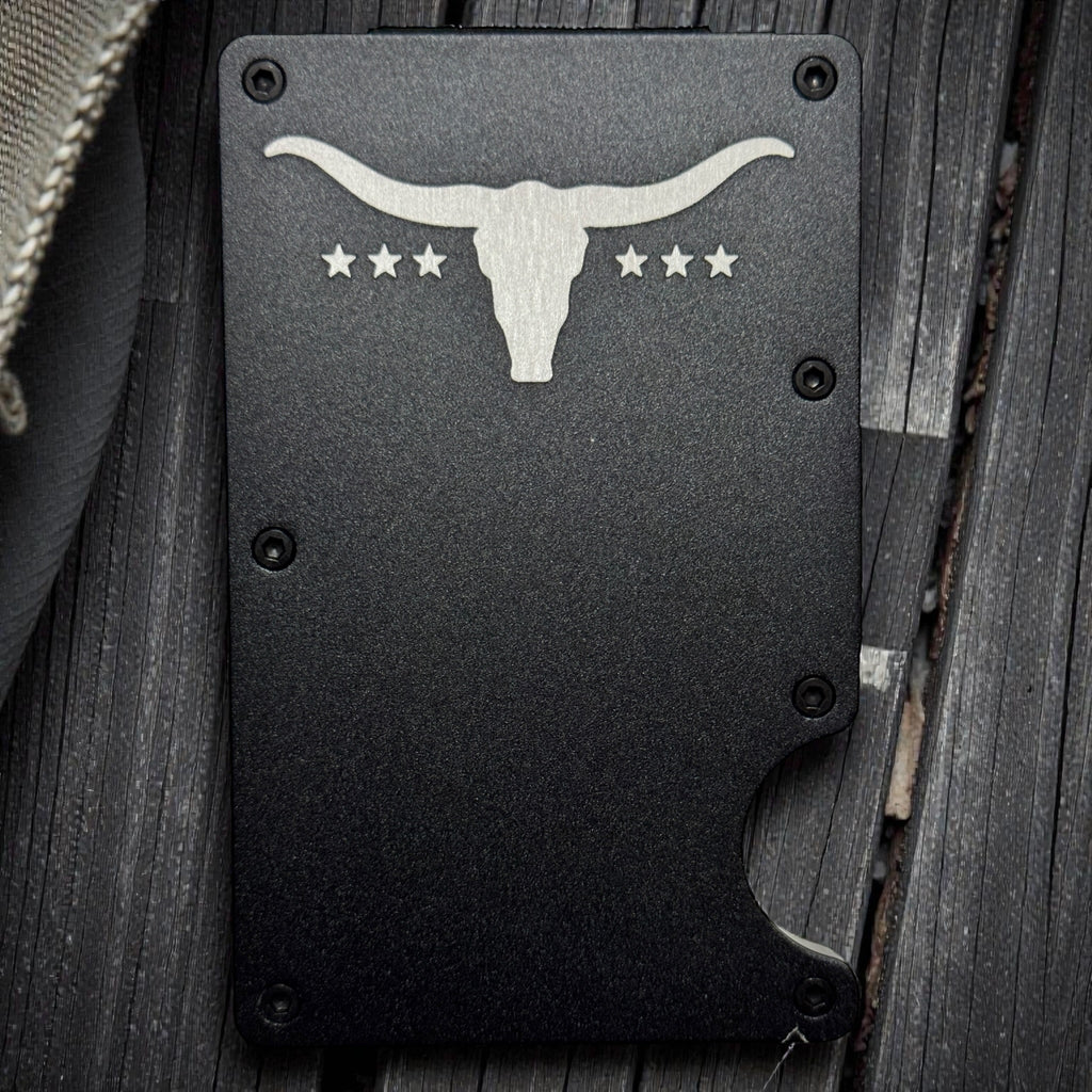 Long Horn Metal Card Wallet