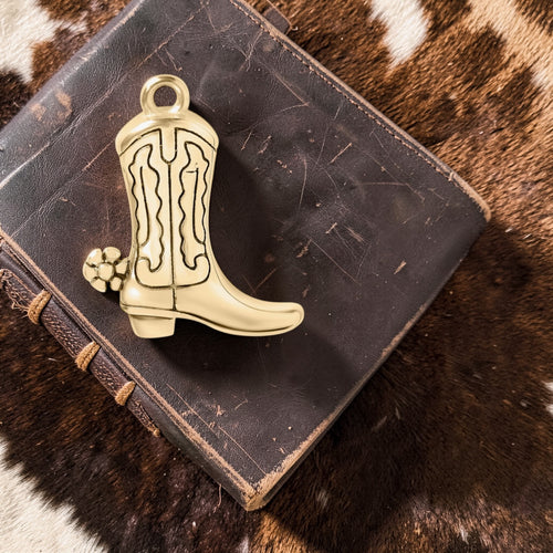 (#13) - Spur Cowboy Boot Charm