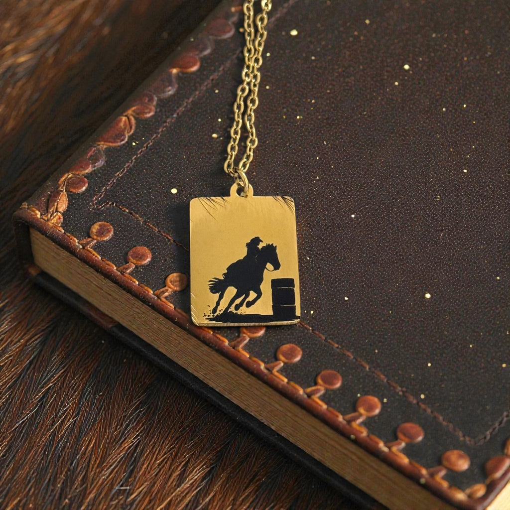 Rectangle Charm Necklace