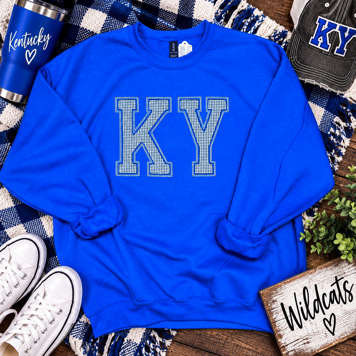 Kentucky Cutout Embroidered Sweatshirt (Copy)
