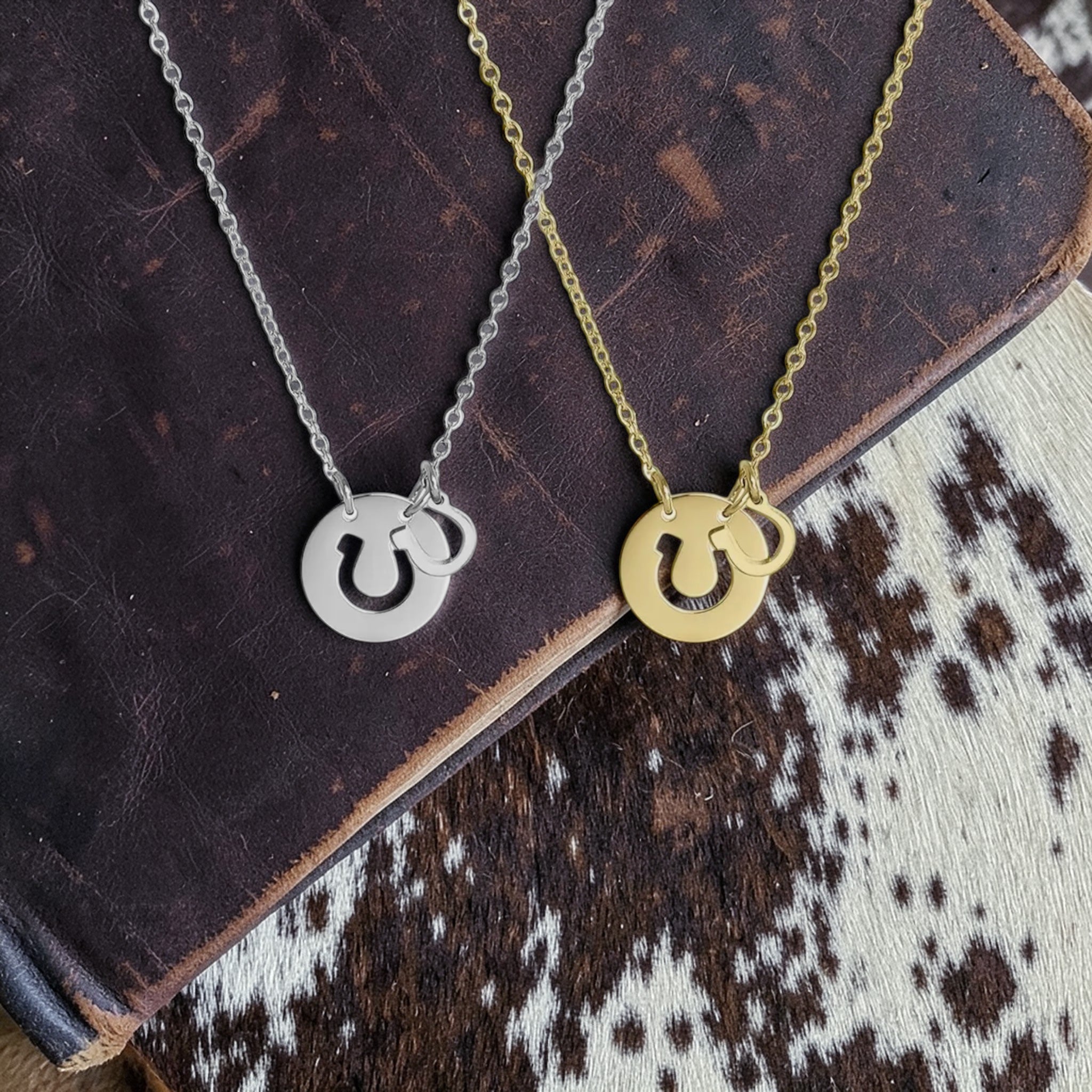 Horseshoe Cutout Necklace