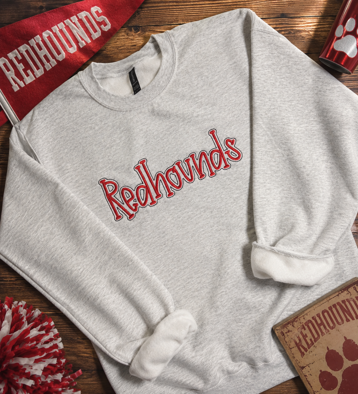 Redhounds Outline Embroidered Sweatshirt