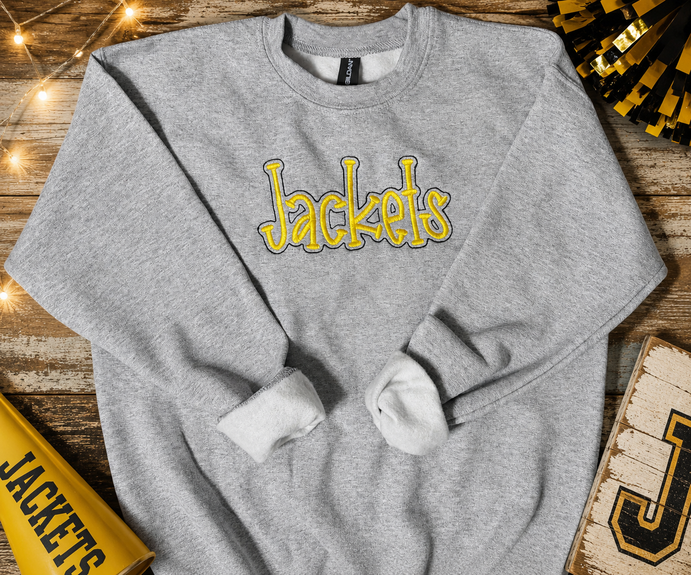 Jackets Outline Embroidered Sweatshirt