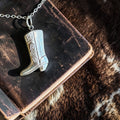 Cowgirl Boot Necklace