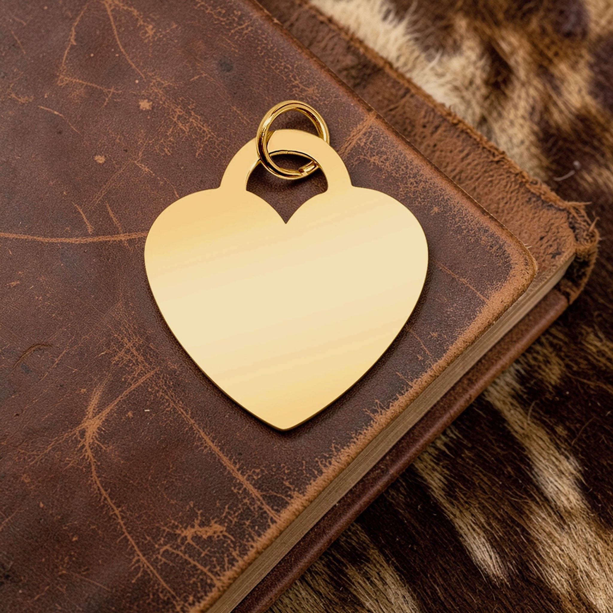 (# 6) - Large Heart Charm