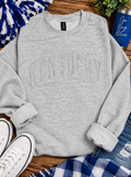 Kentucky Raggedy Embroidered Sweatshirt