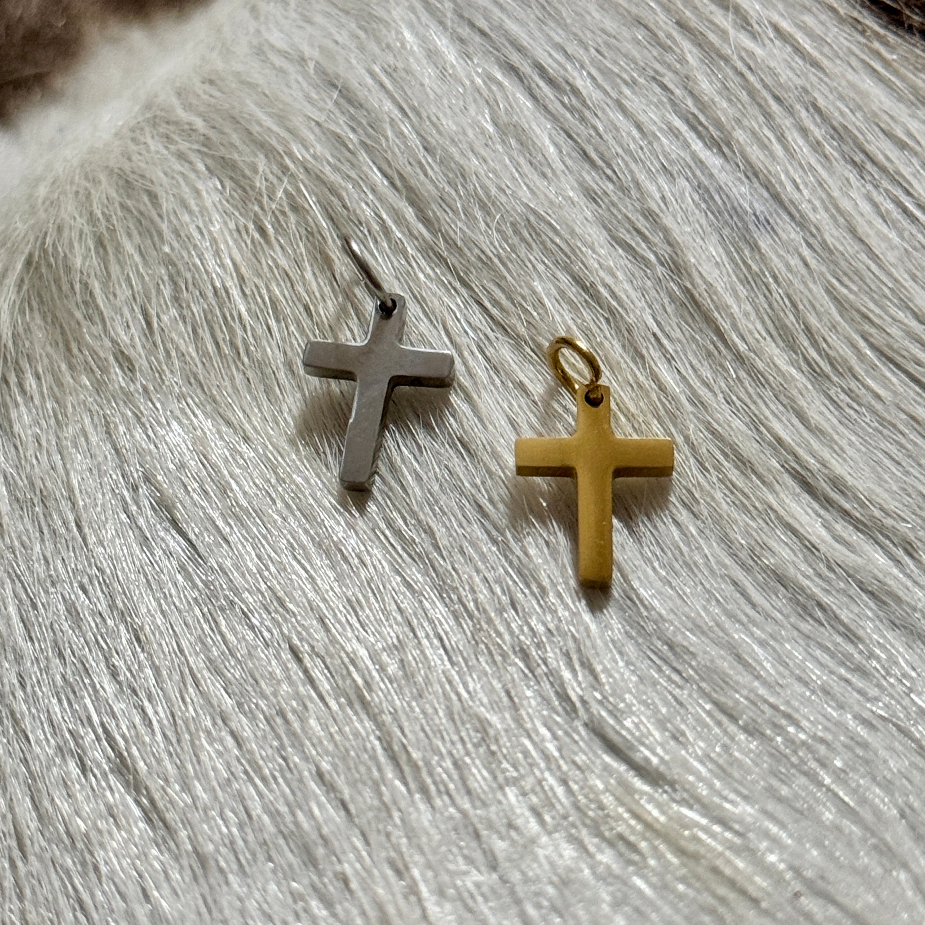 (#15) - Mini Cross Charm