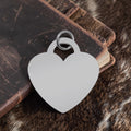 (# 6) - Large Heart Charm