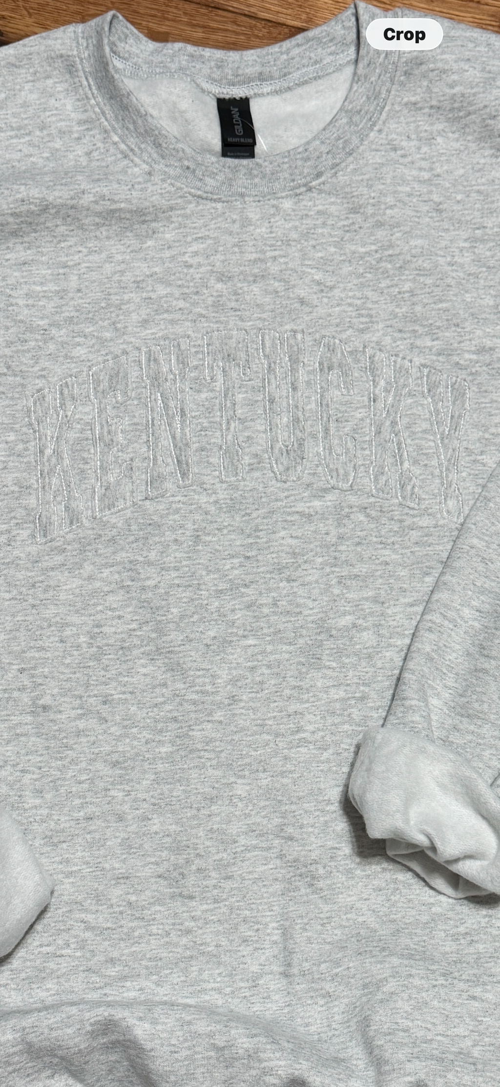 Kentucky Raggedy Embroidered Sweatshirt