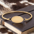 Oval Bangle Bracelet