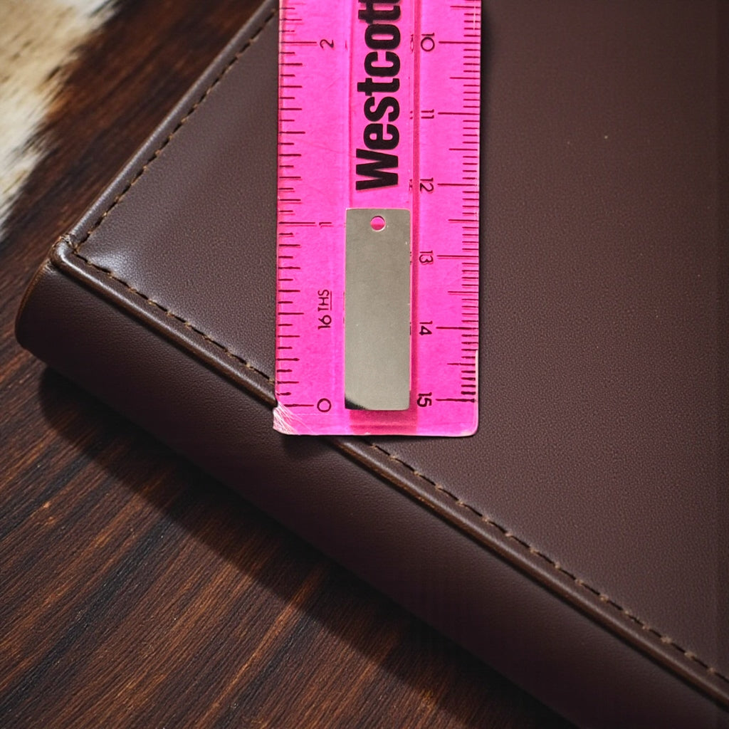 (# 8) - Vertical Bar Charm (27x9mm)