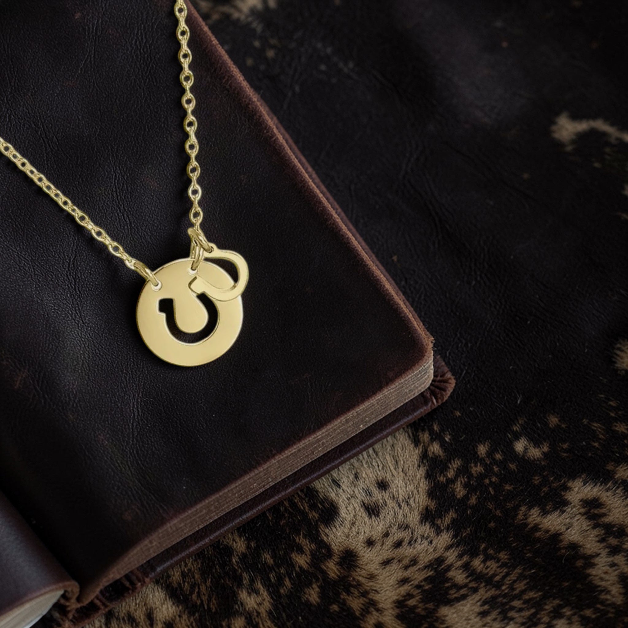 Horseshoe Cutout Necklace