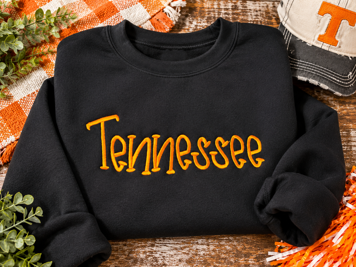Tennessee Embroidered Sweatshirt