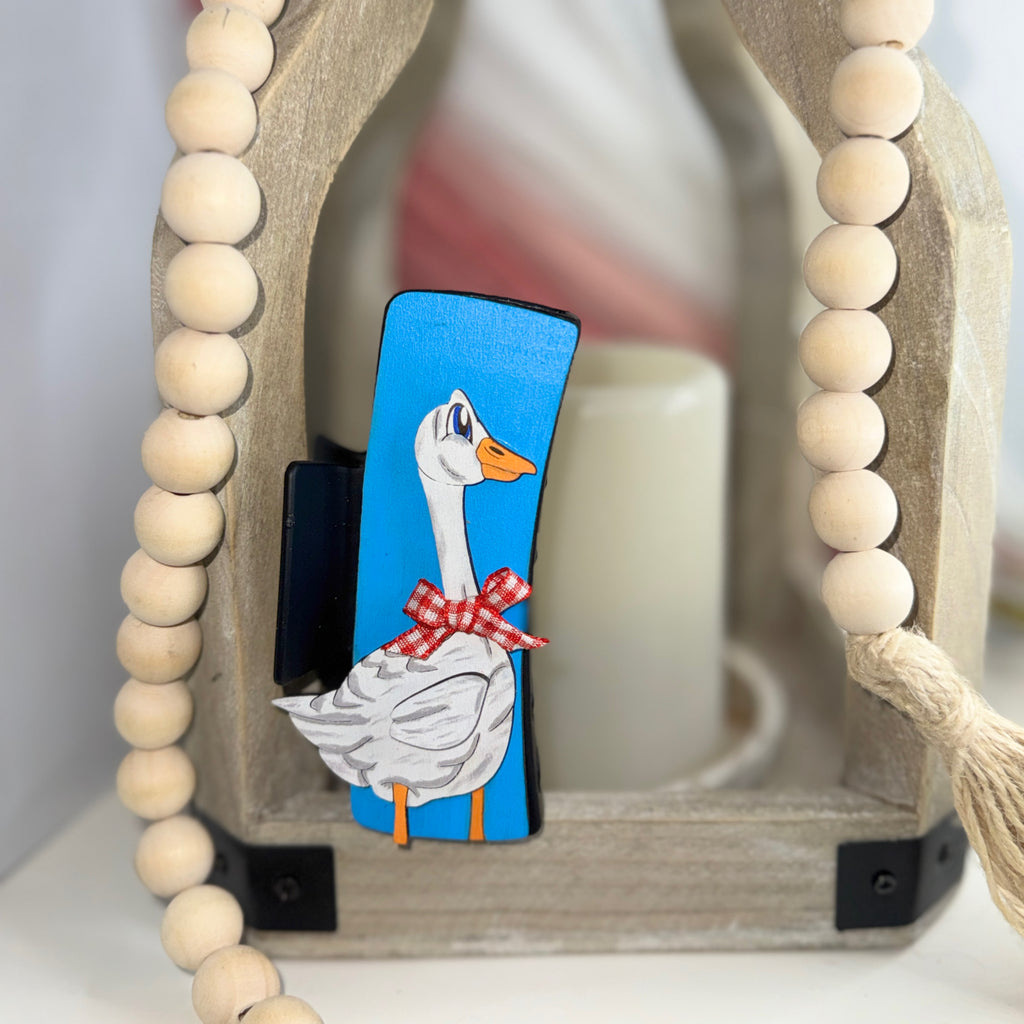 Silly Goose Hair Clip