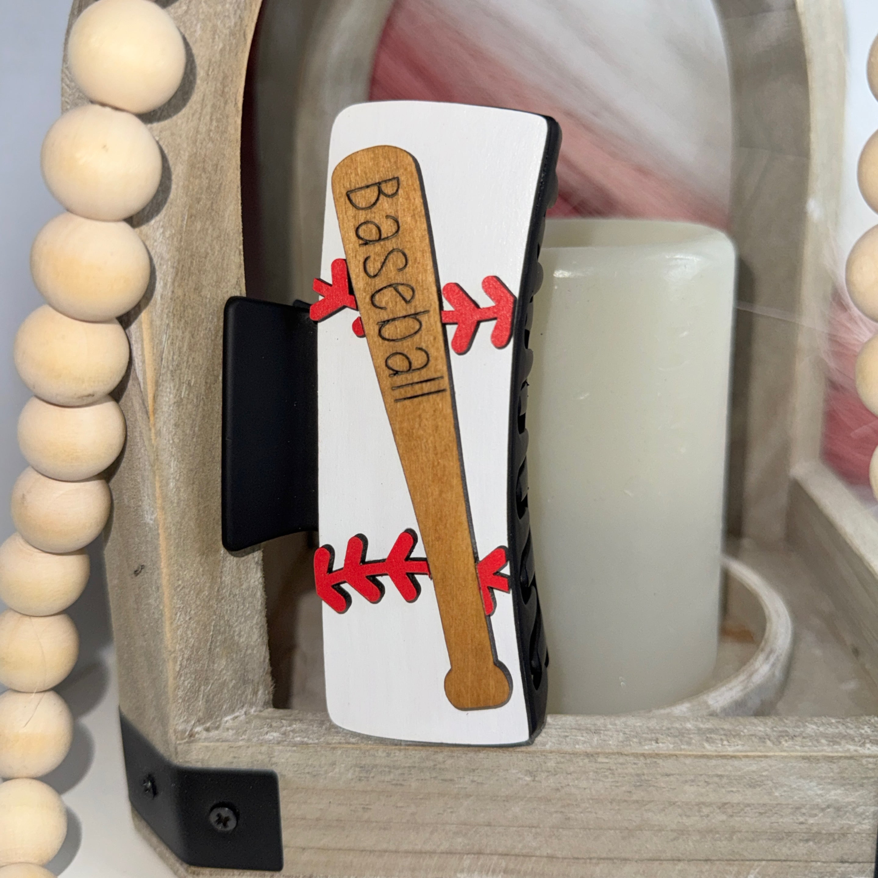 Baseball Hair Clip