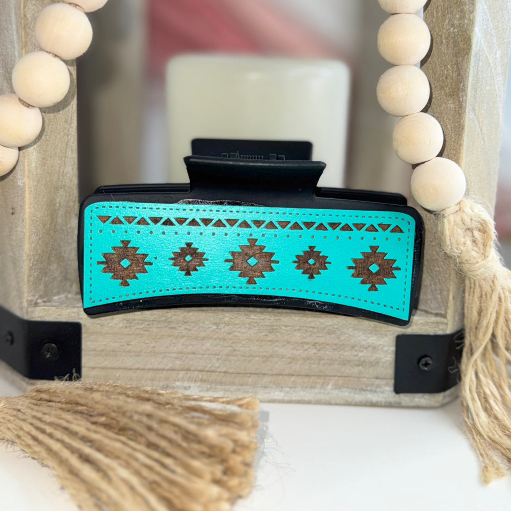 Aztec Design Hair Clip