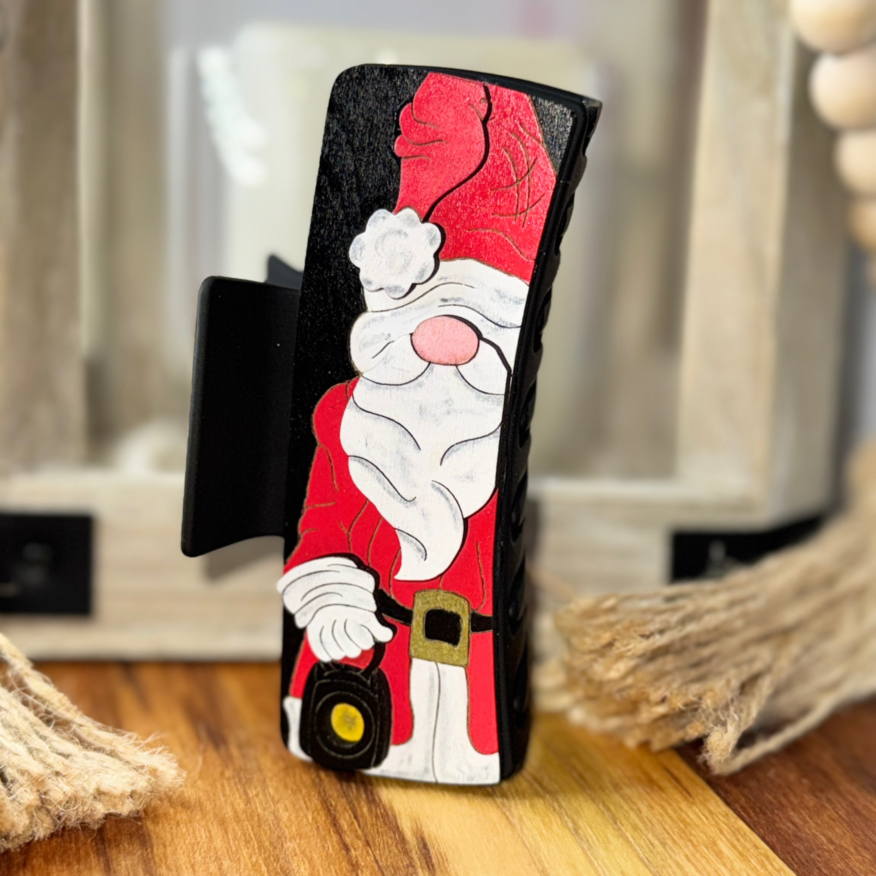 Santa Suit Hair Clip
