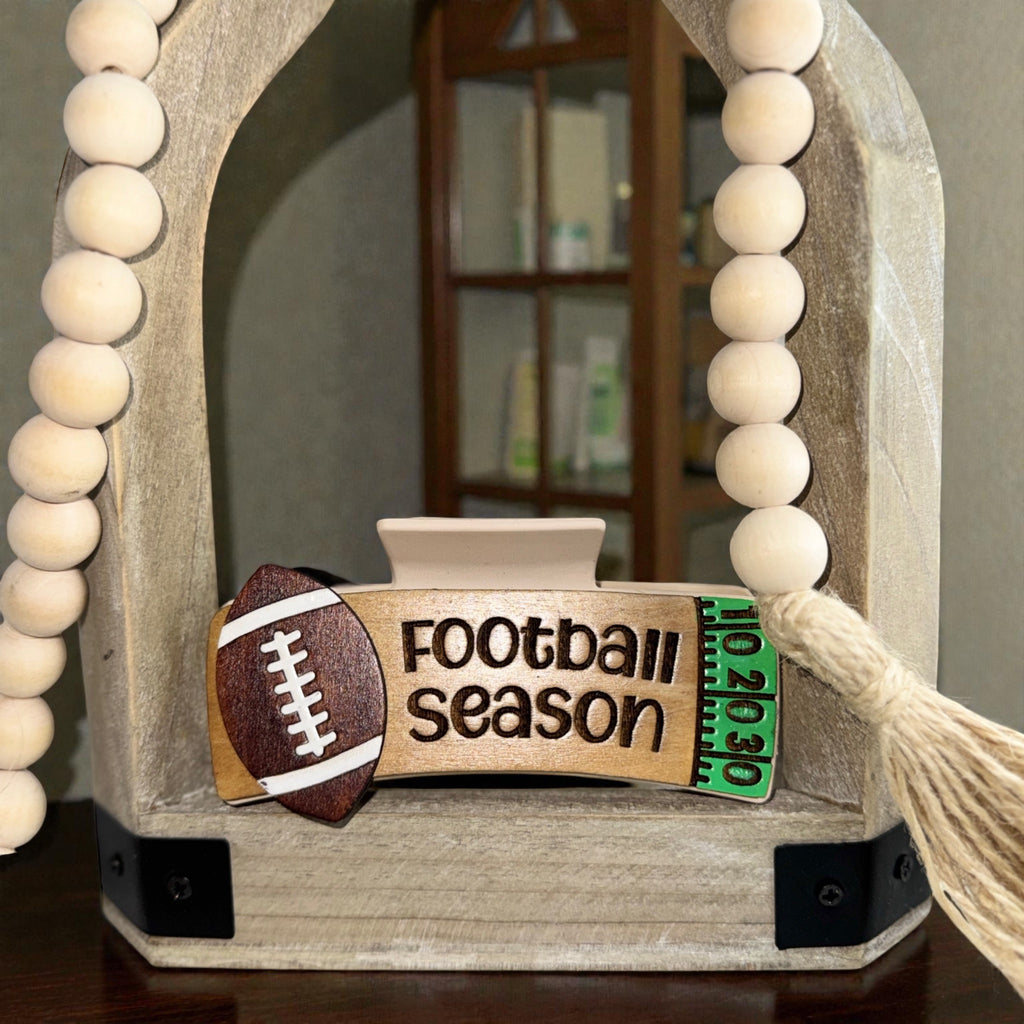 Football Hair Clip