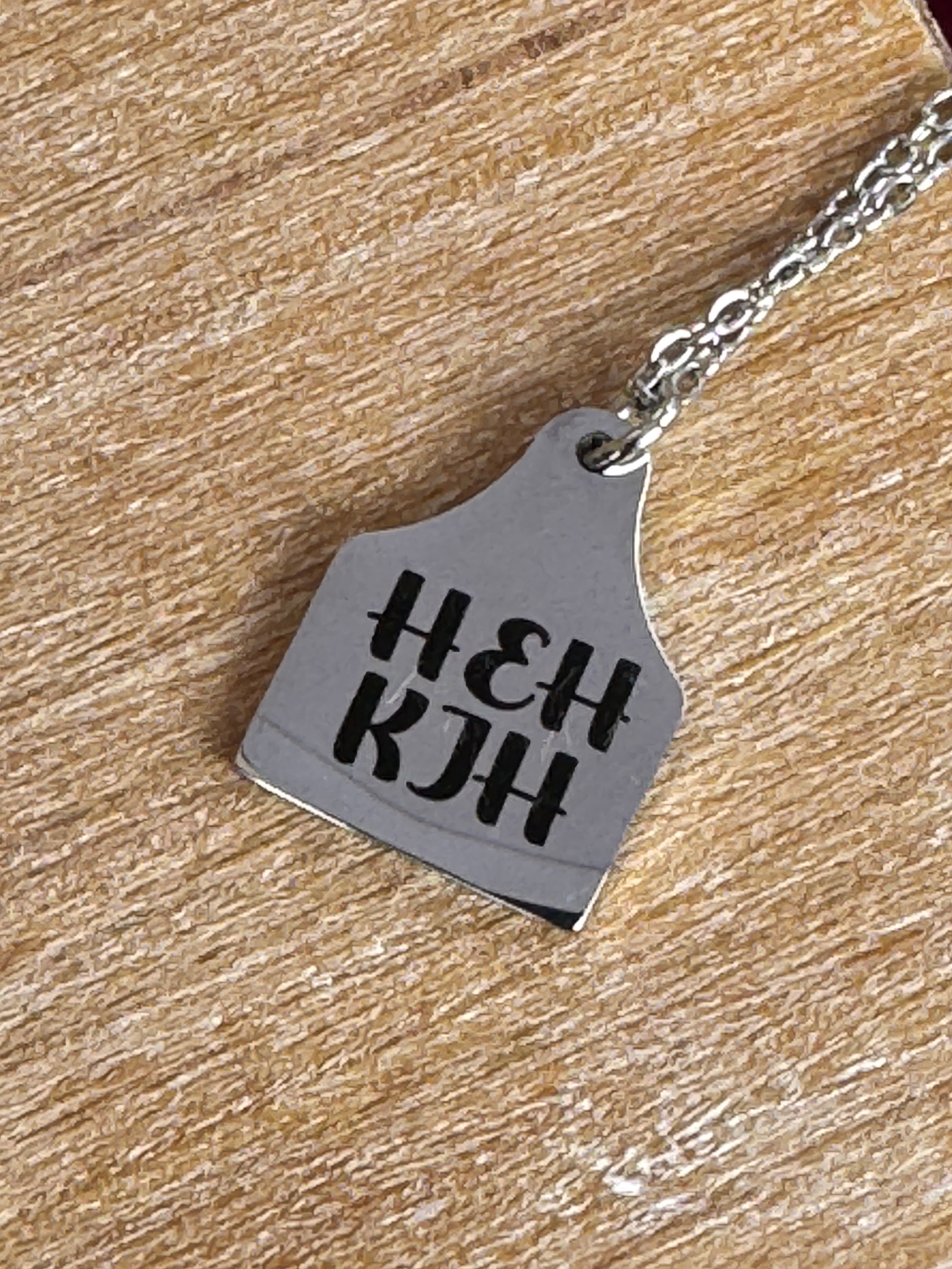 Cow Tag Necklace