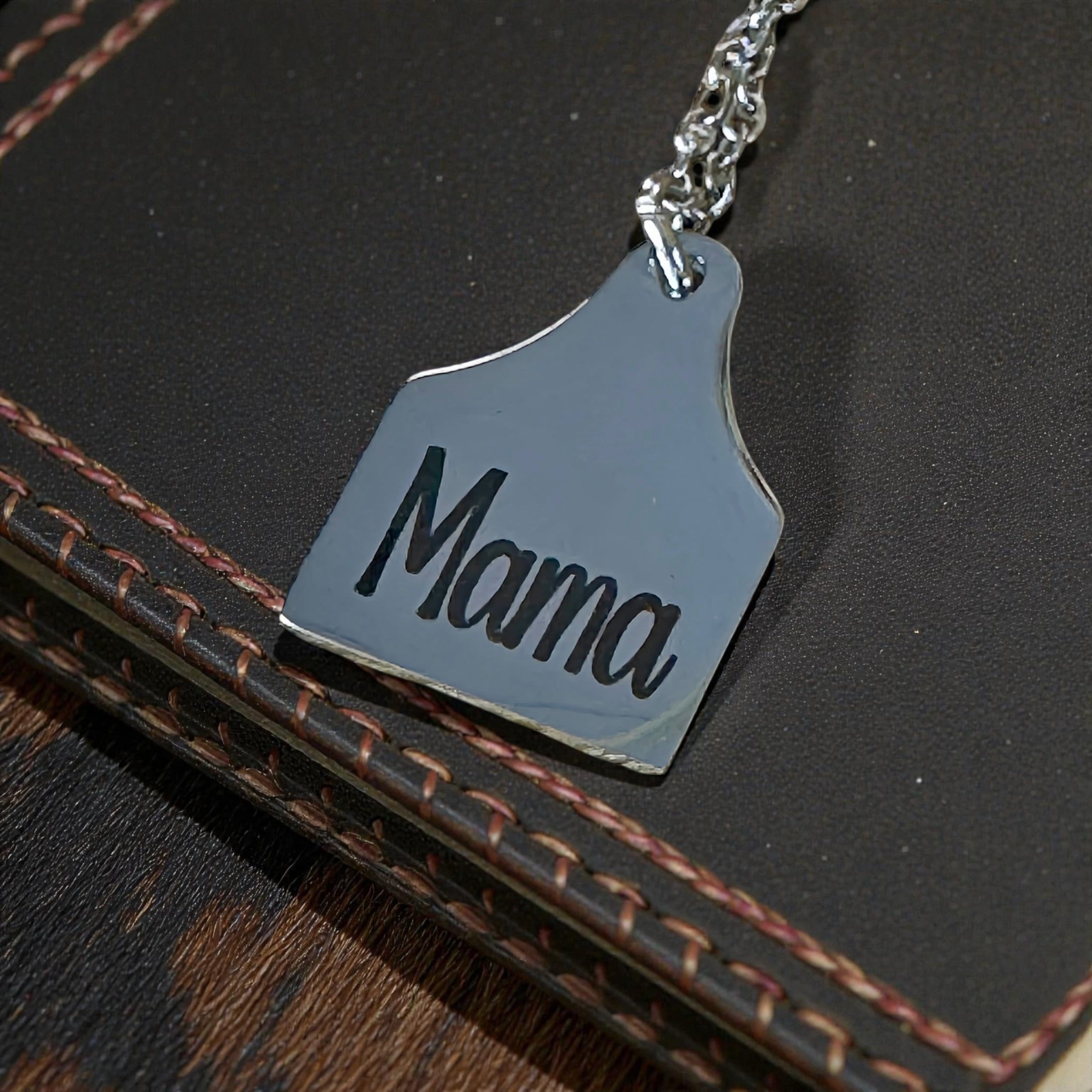 Cow Tag Necklace