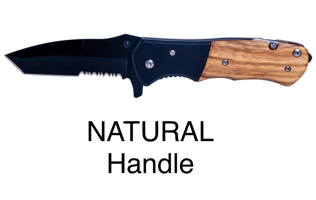 Bucking Bull Engraved Pocket Knife