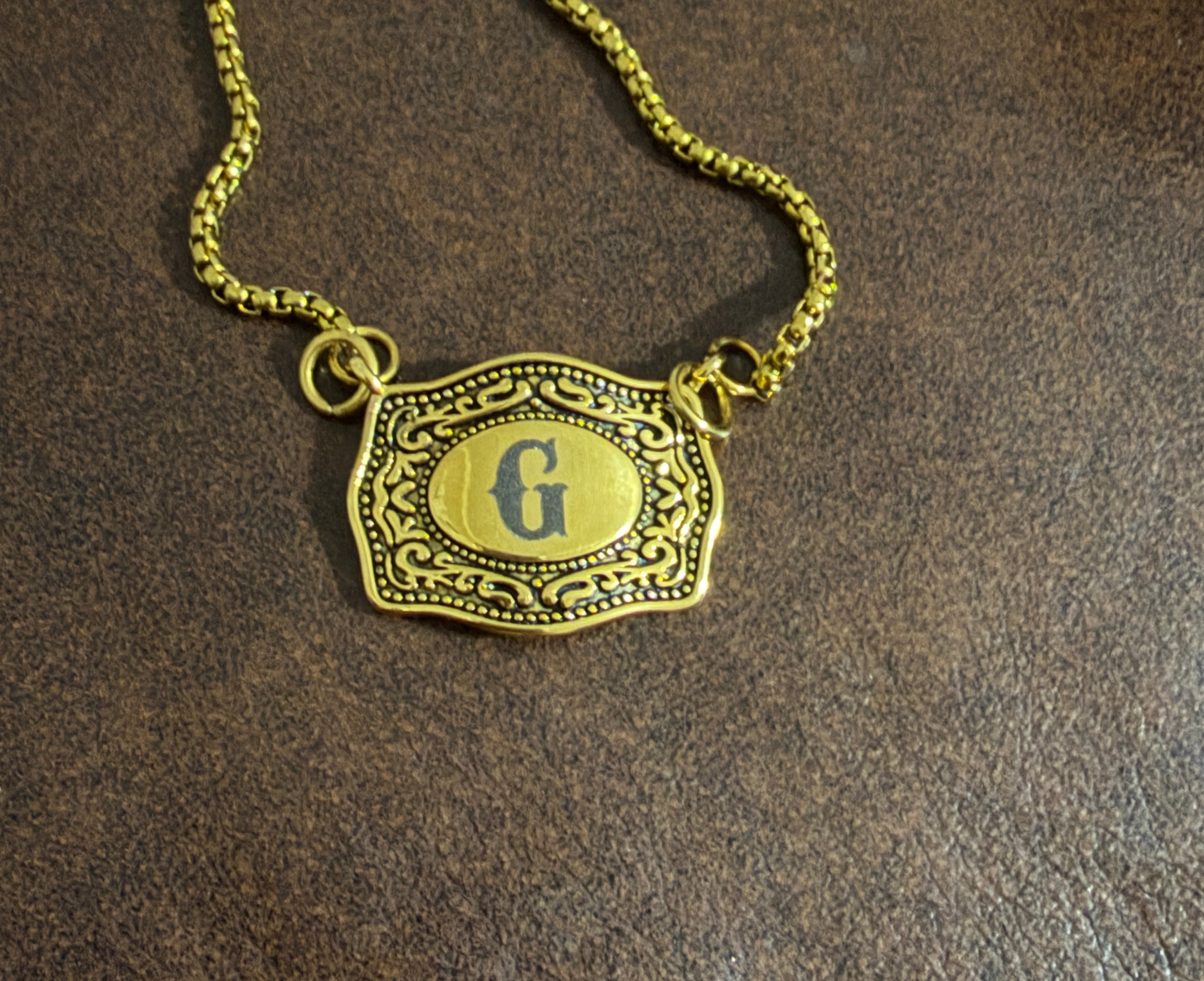 Belt Buckle Necklace