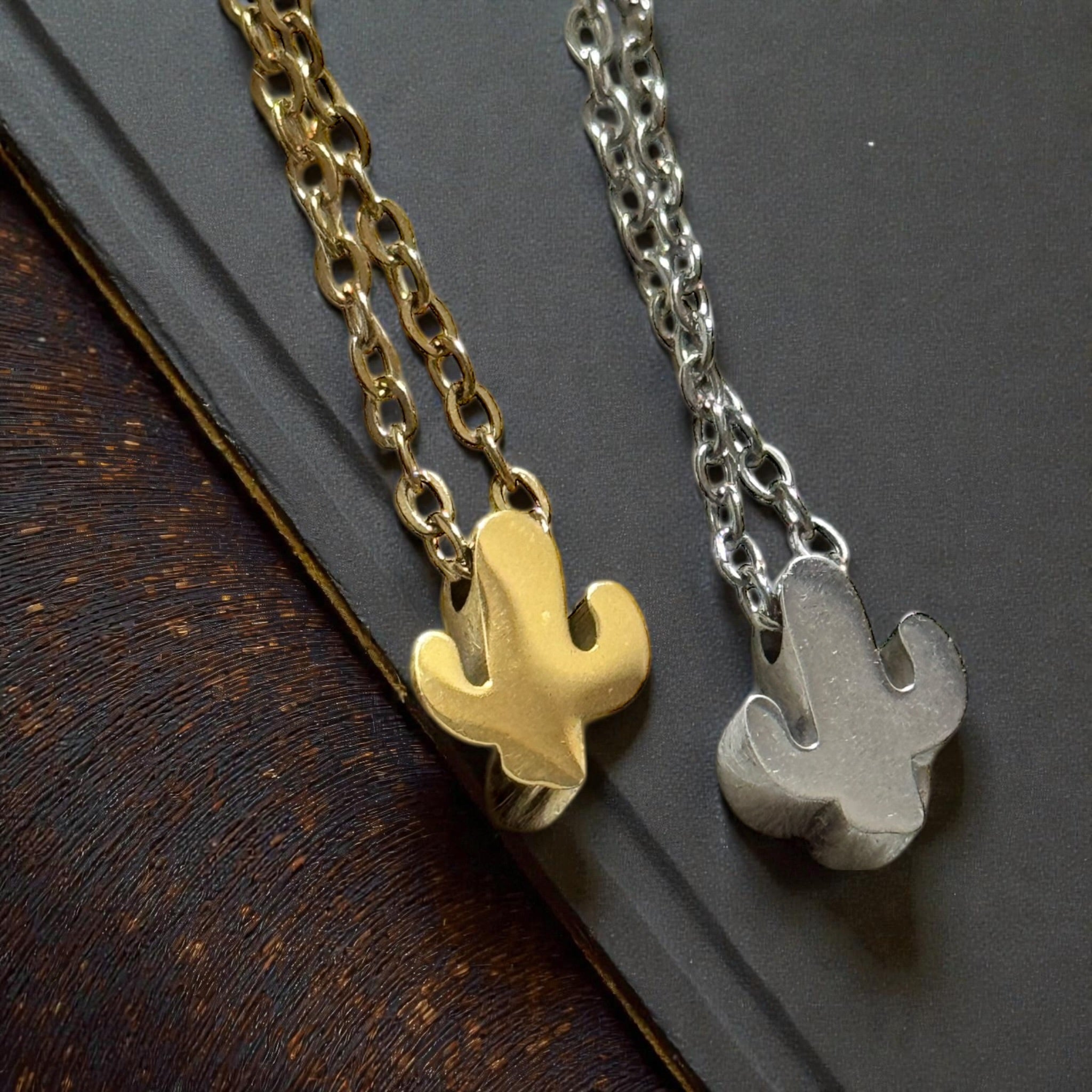Mini Cactus Slide Necklace