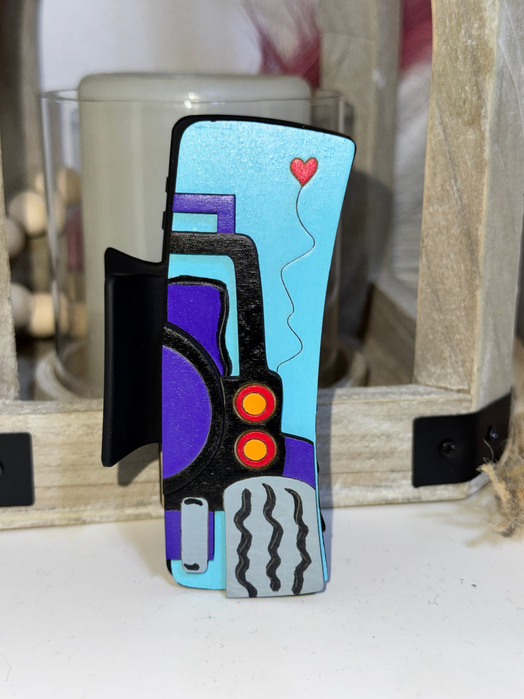 Off Road Hair Clip (Purple)