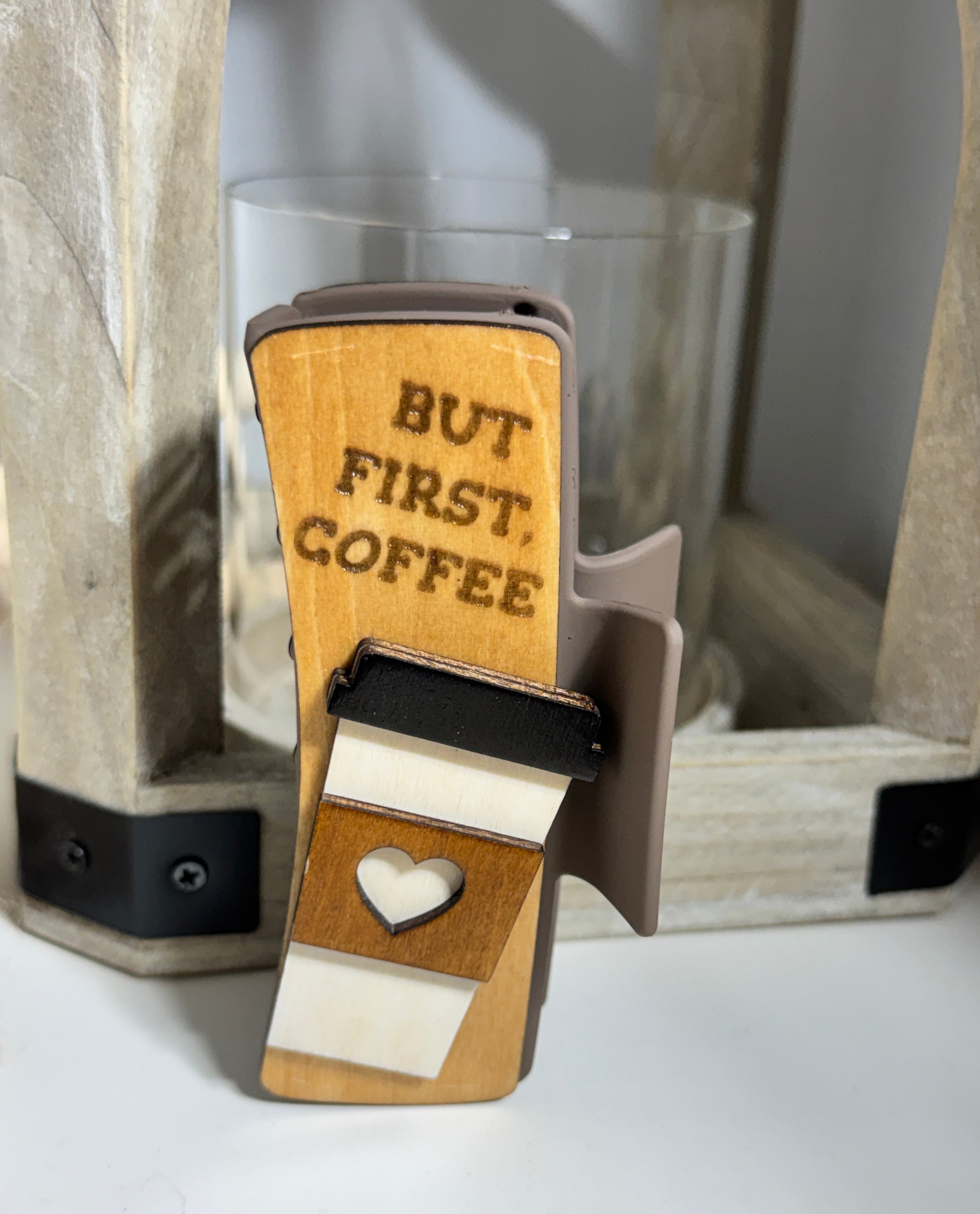 Coffe Hair Clip