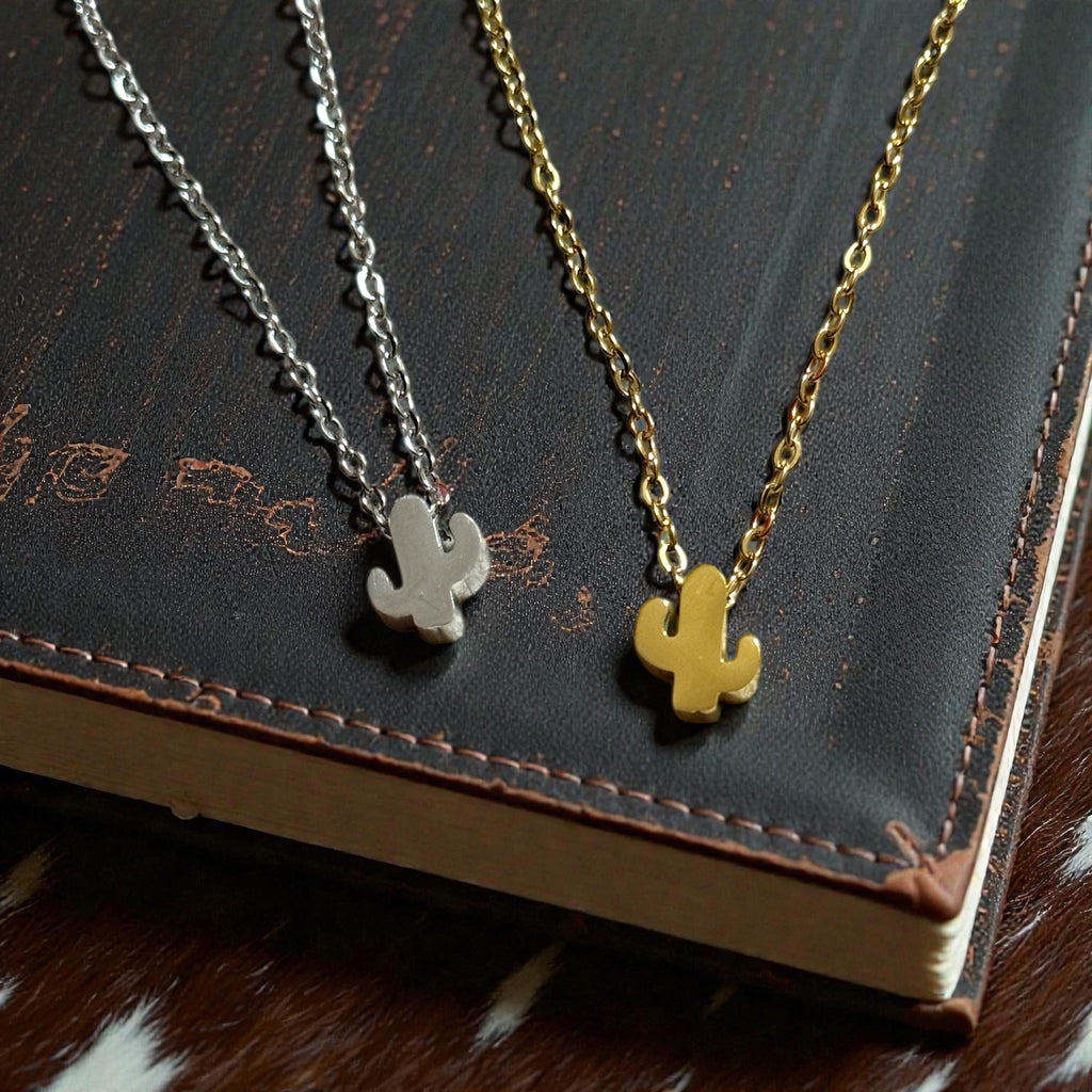 Mini Cactus Slide Necklace
