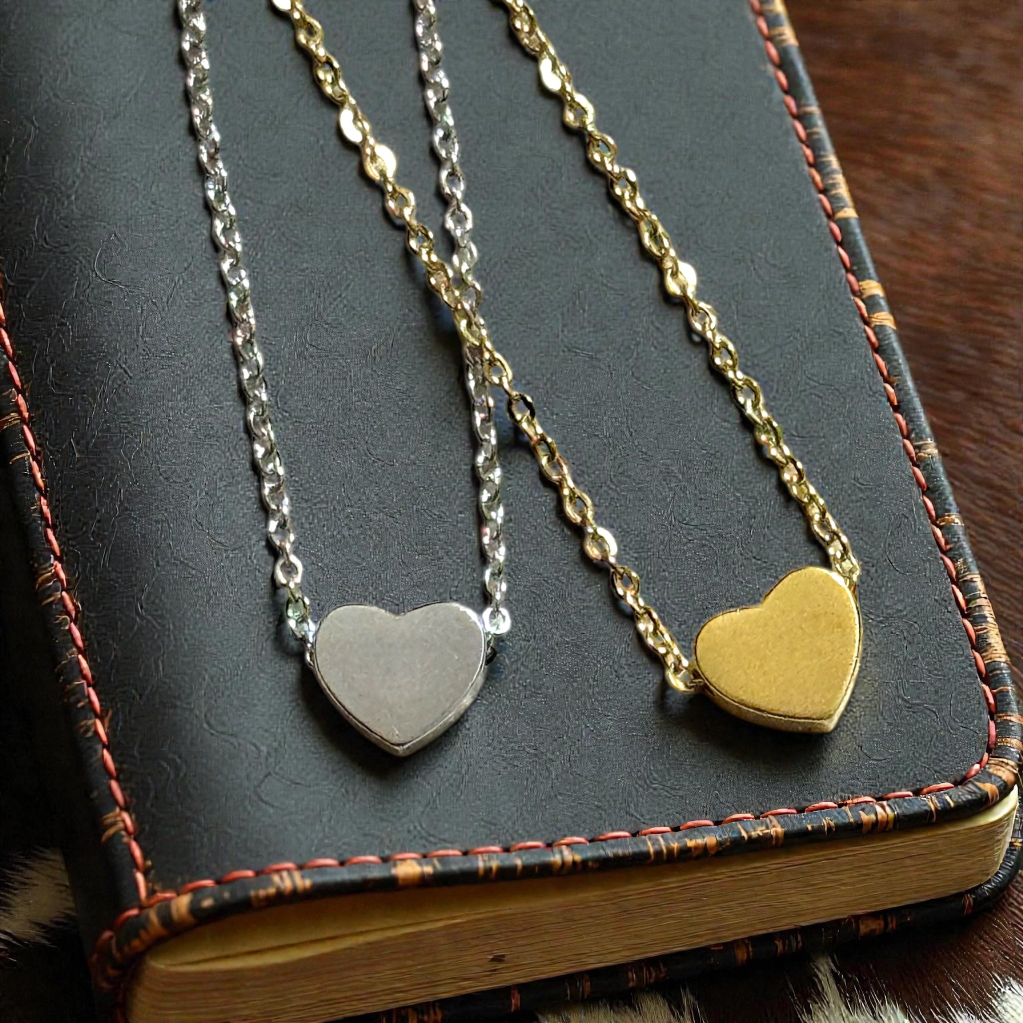 Mini Sliding Heart Necklace