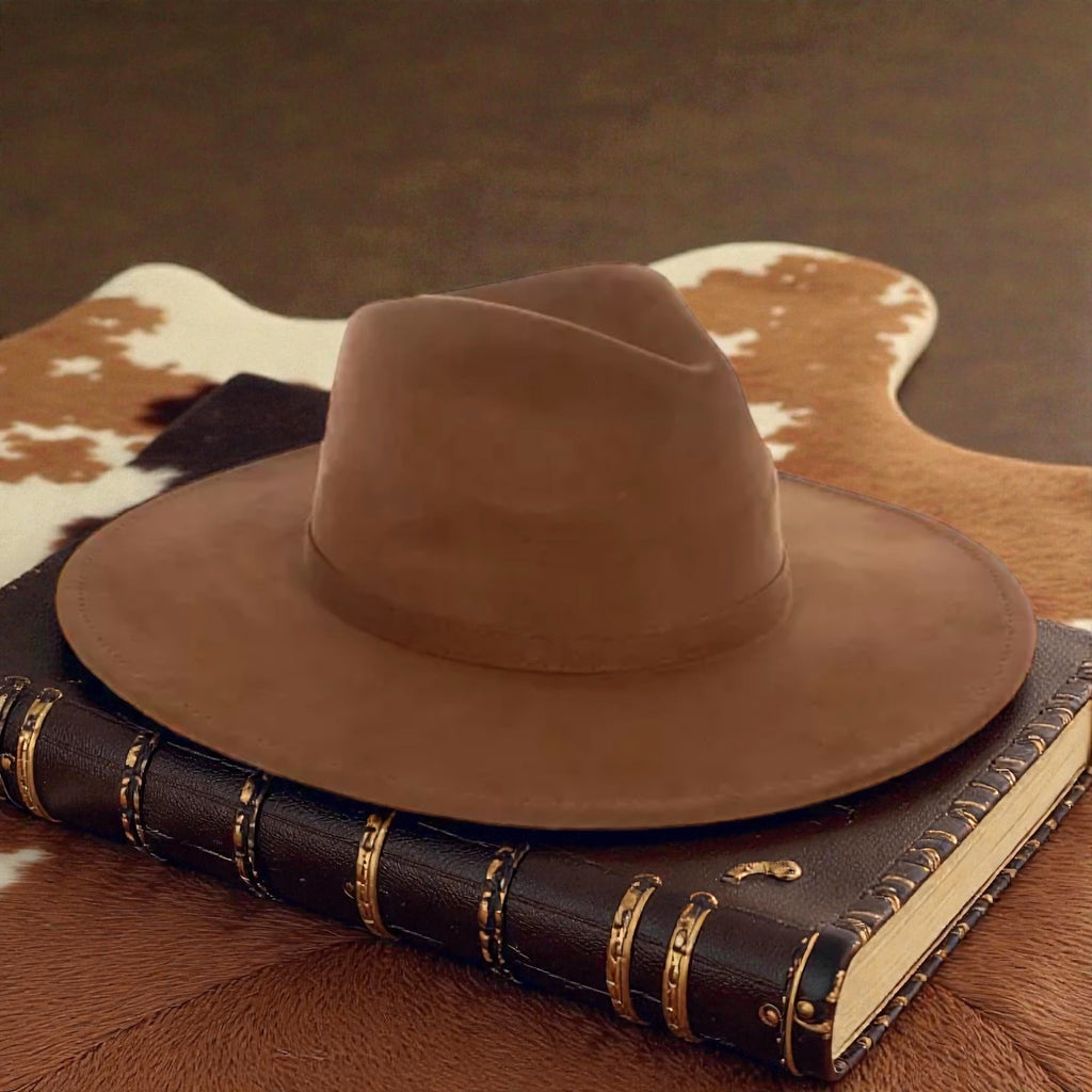 Laser Engraved Floral Hat with Custom Hat Band