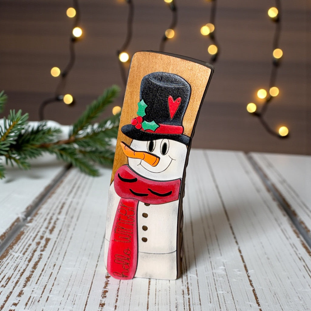 Snowman Hair Clip