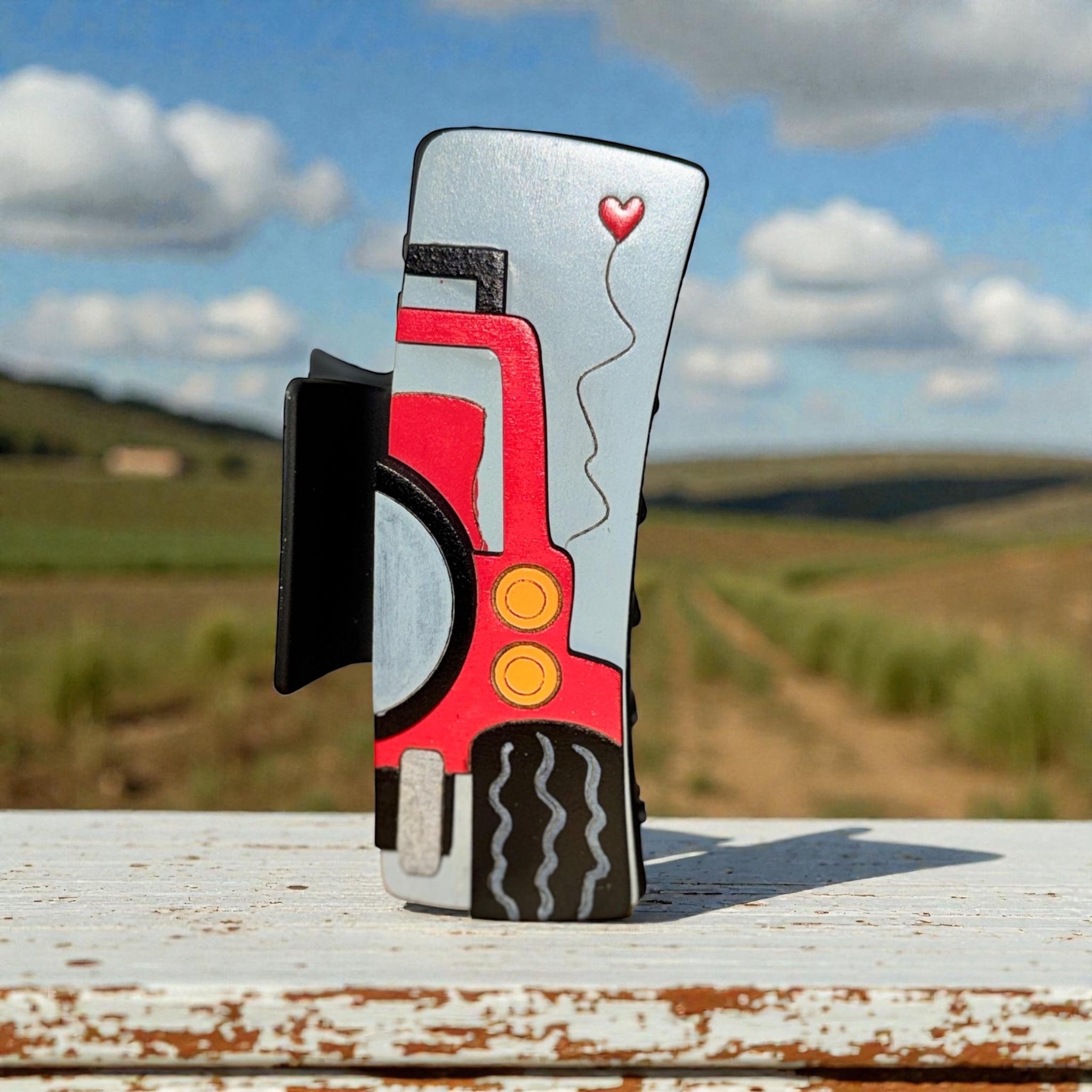 Off Road Hair Clip (Red)