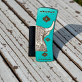 Highland Cow & Aztec Design Hair Clip