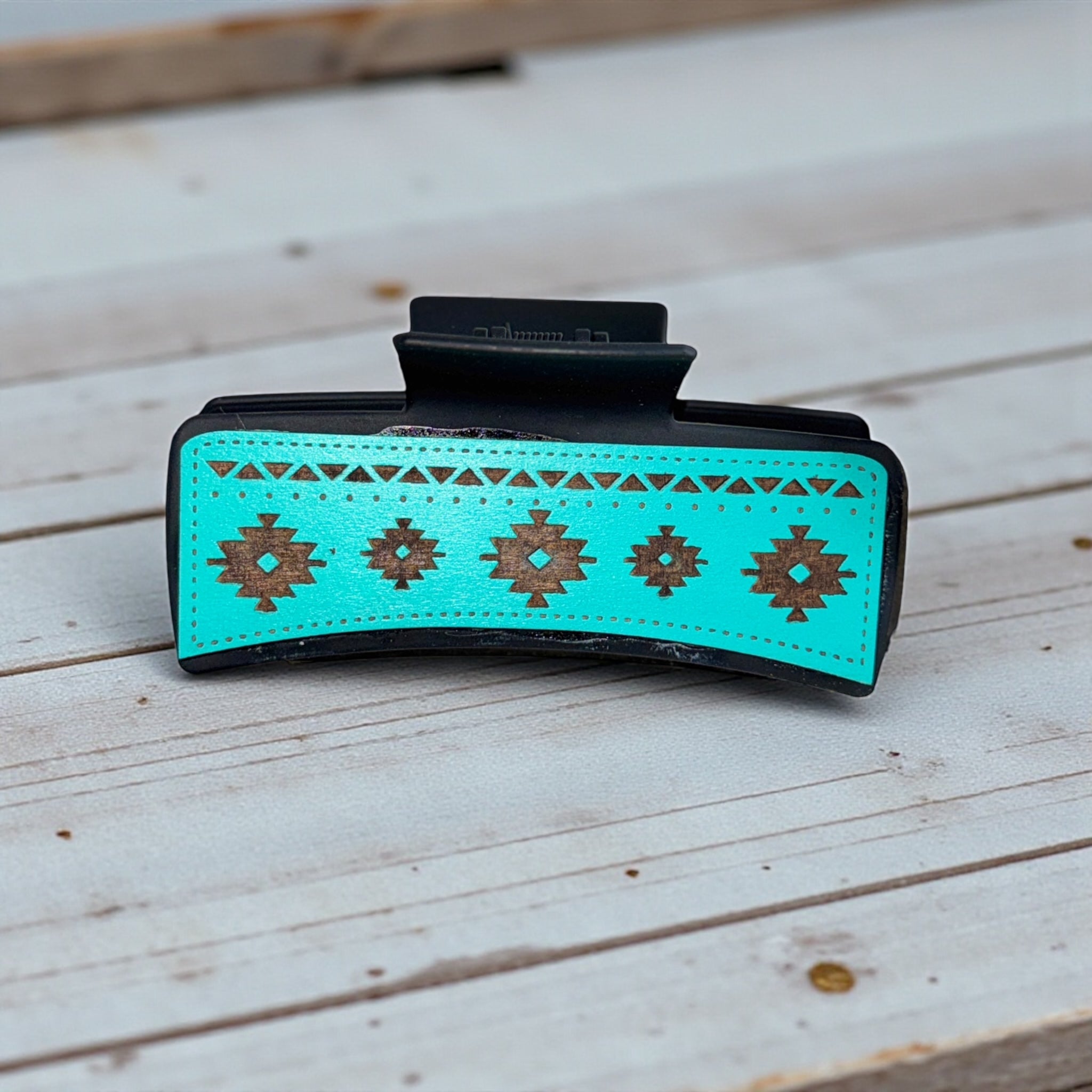 Aztec Design Hair Clip
