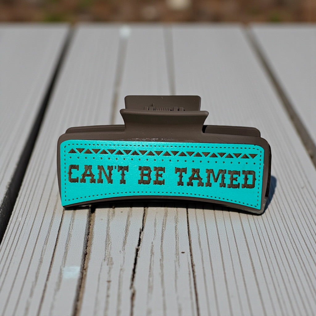 Can't Be Tamed Hair Clip (Aztec Design)