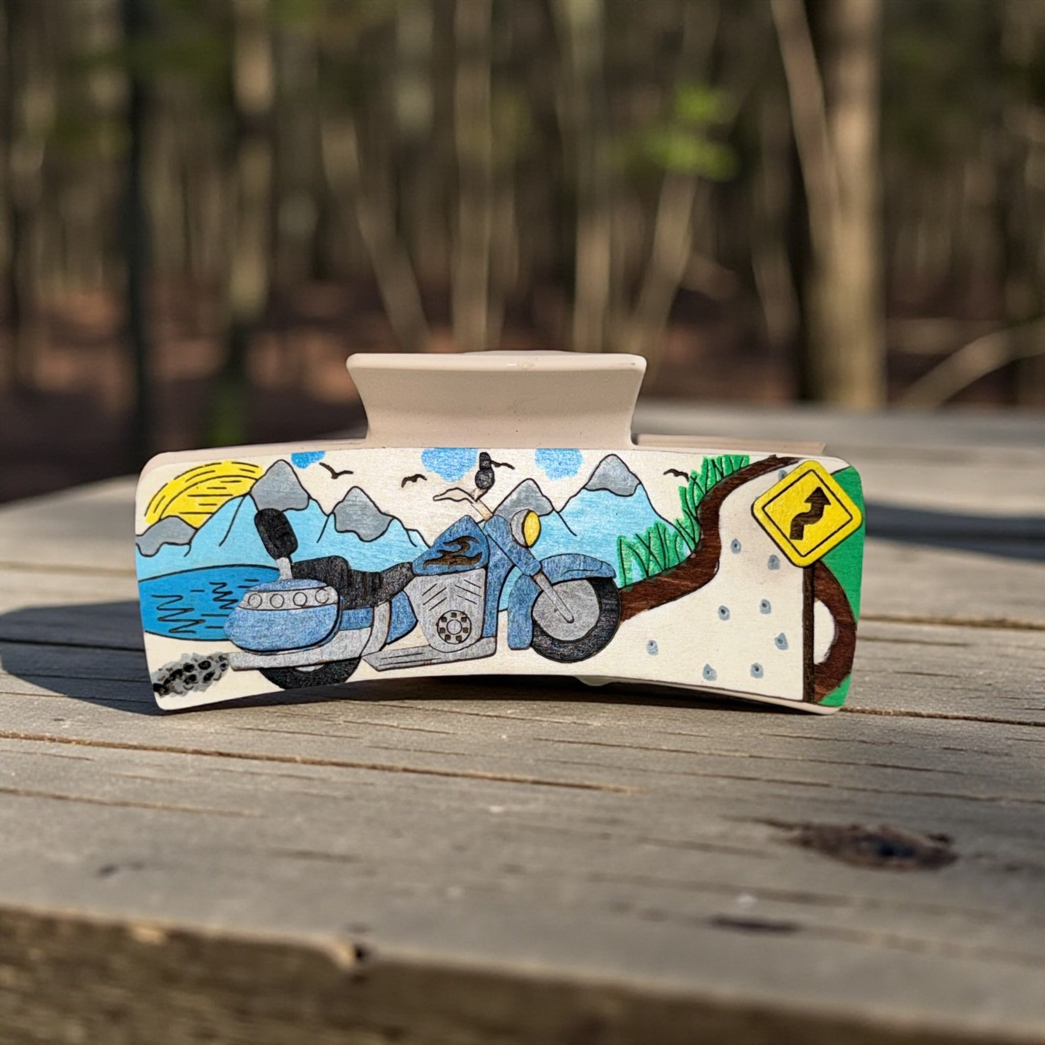 Motorcycle Hair Clip