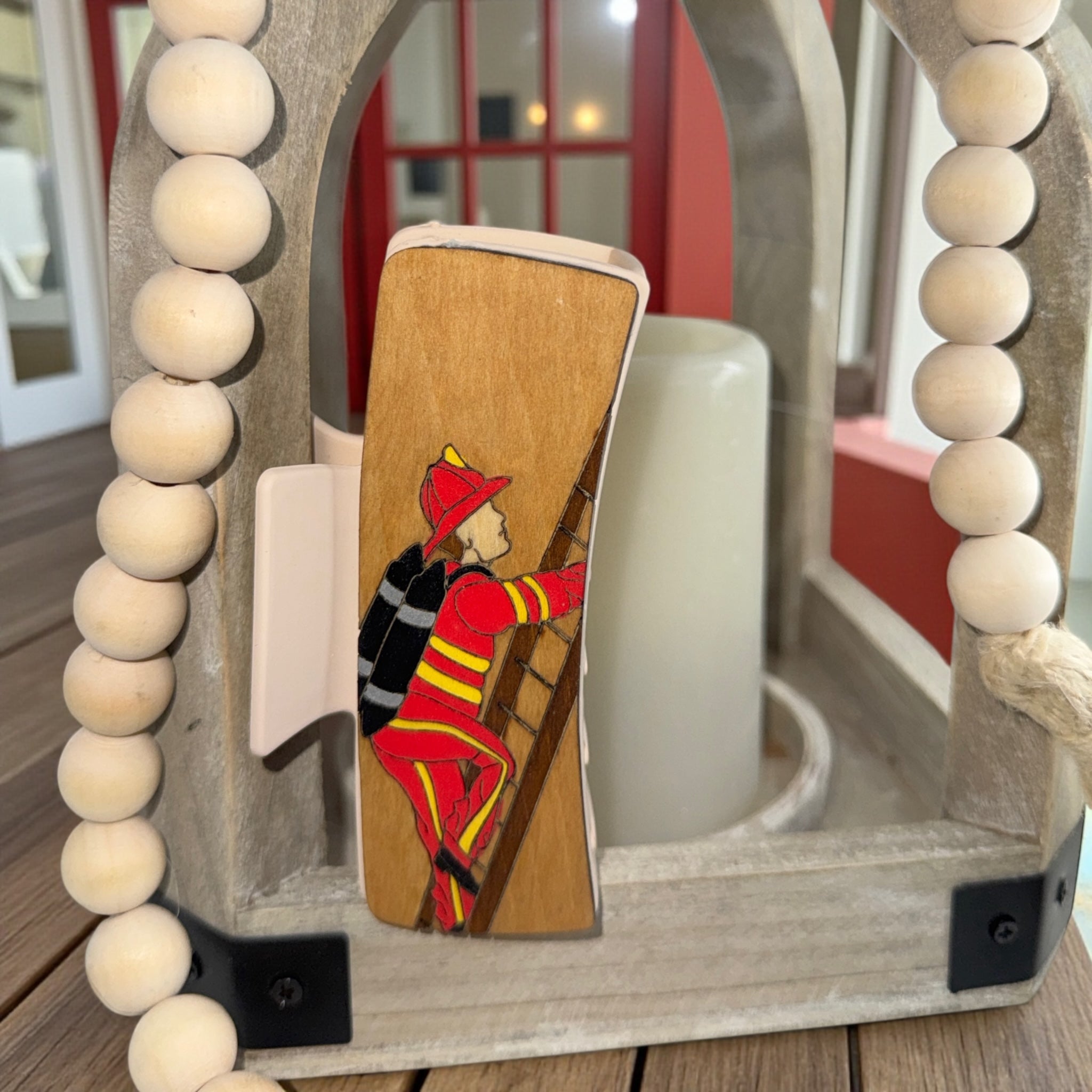Fire Fighter Hair Clip